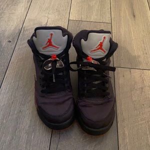 Satin Bred Jordan 5